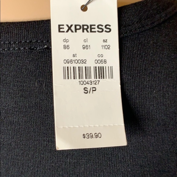 🌸NWT EXPRESS BLACK LONG SLEEVE BLOUSE - Picture 10 of 10